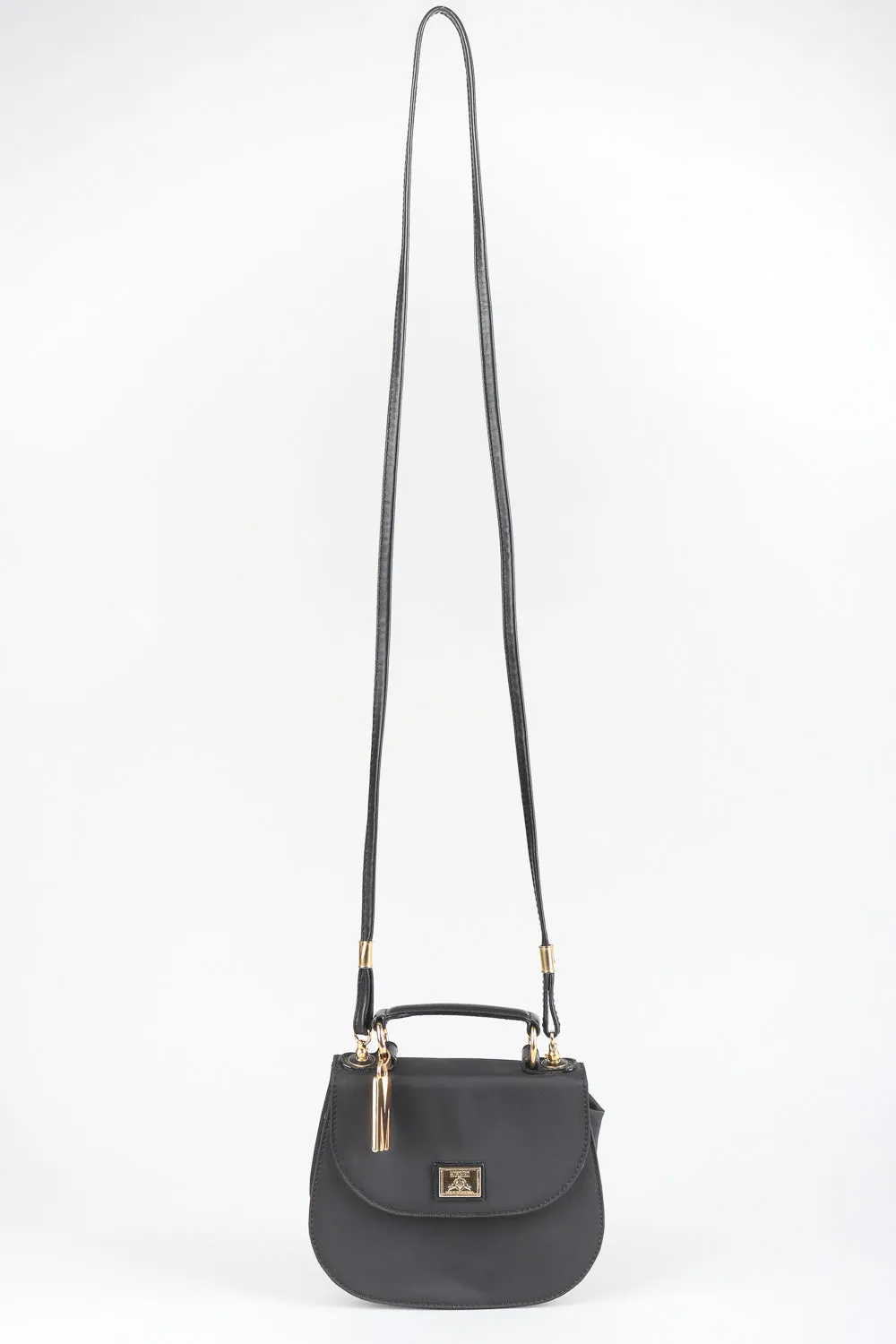 1990s Mini Nylon Crossbody Saddle Bag