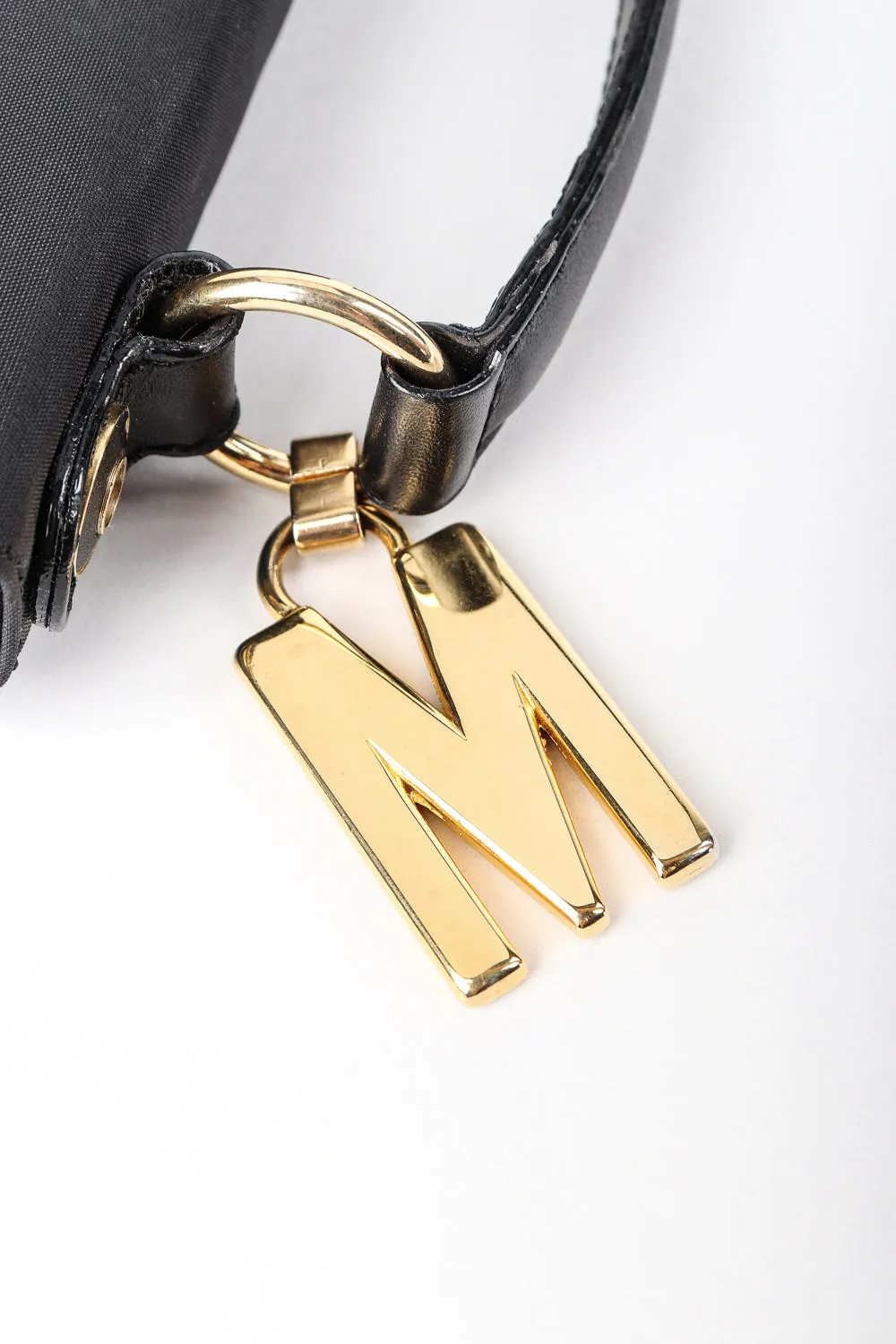 1990s Mini Nylon Crossbody Saddle Bag