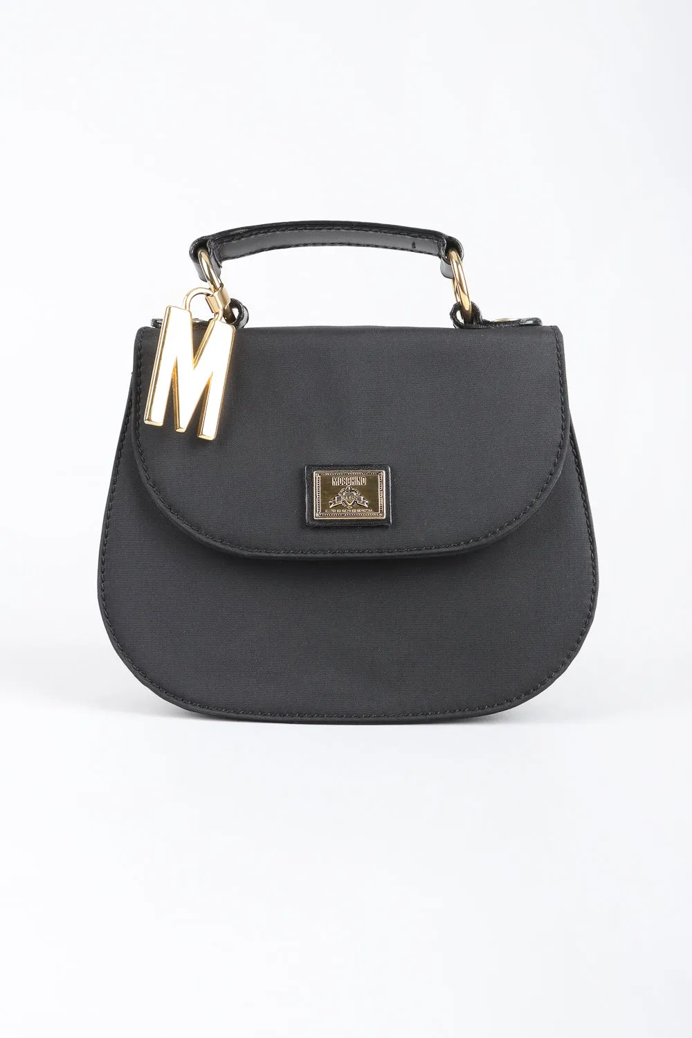 1990s Mini Nylon Crossbody Saddle Bag