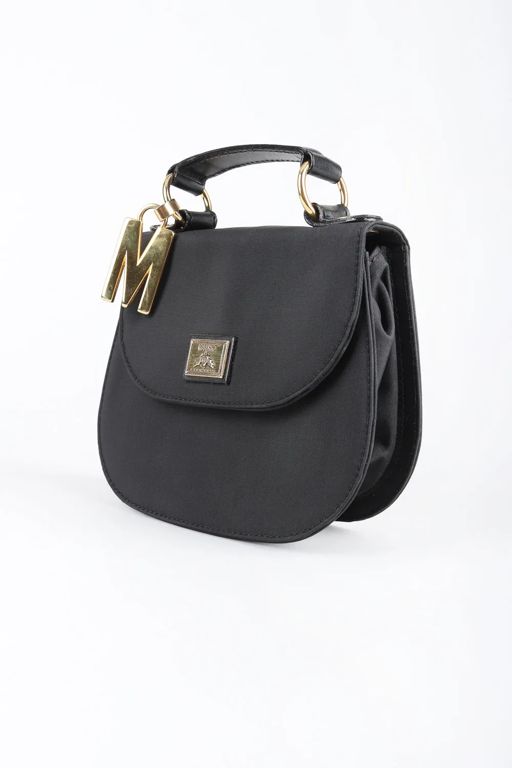 1990s Mini Nylon Crossbody Saddle Bag