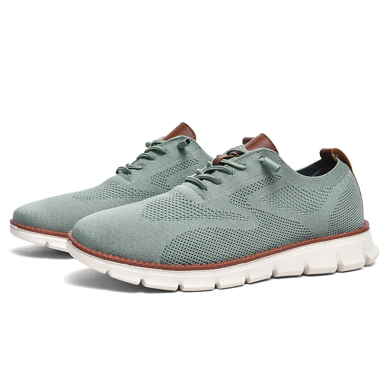 2025 Men Sneakers Plus Size Trendy British Style Summer Breathable Soft Male Sports Shoes
