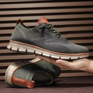 2025 Men Sneakers Plus Size Trendy British Style Summer Breathable Soft Male Sports Shoes