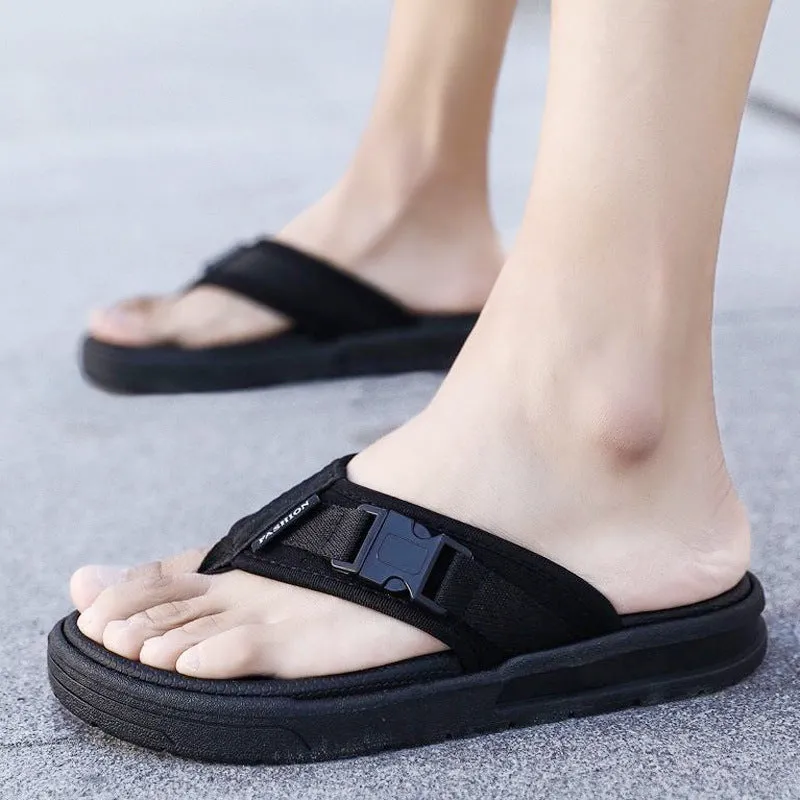 2025 Men’s Flip-Flops – Trendy Non-Slip Beach Slippers