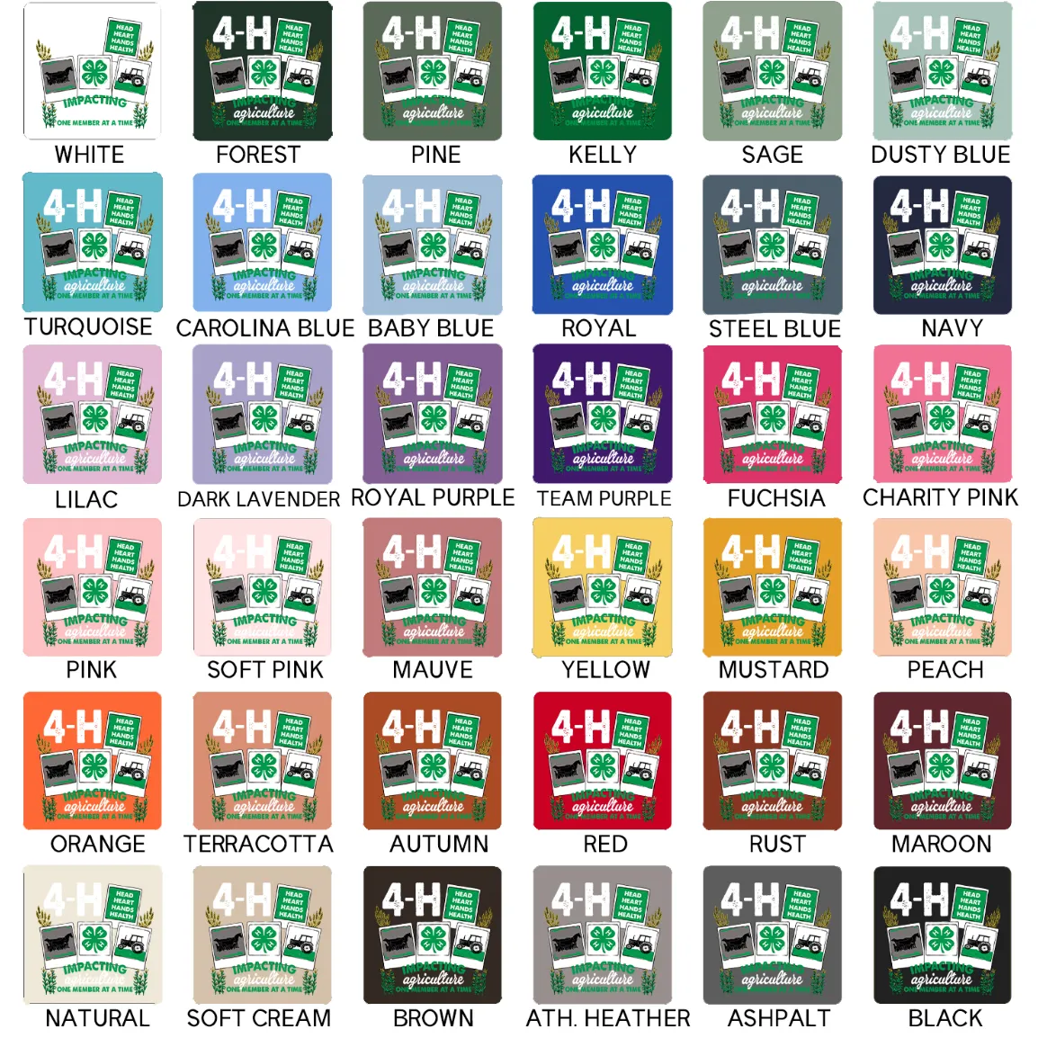 4-H Polaroid – Bella Canvas T-Shirt
