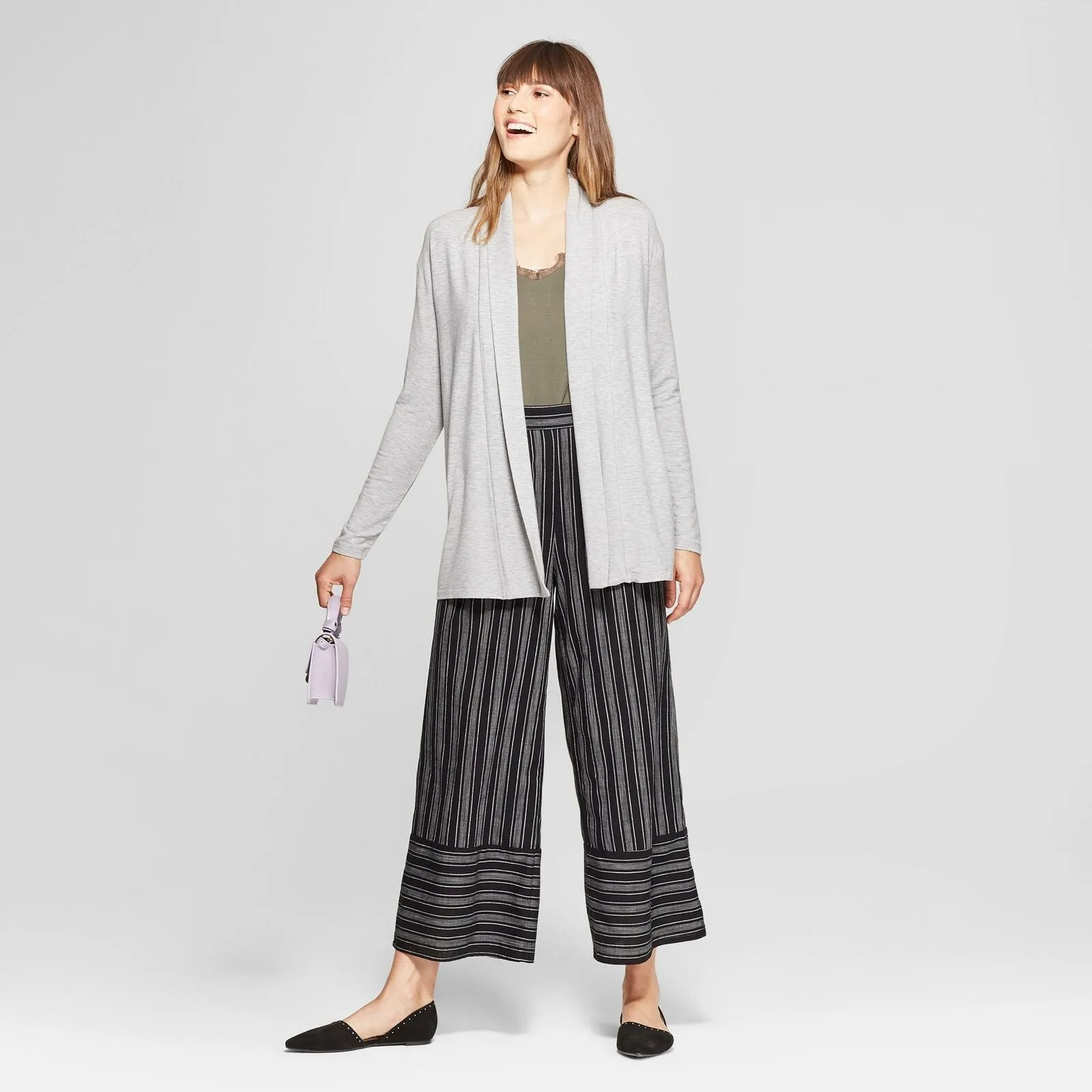 A New Day Women's French Terry Knit Open Cardigan Blazer