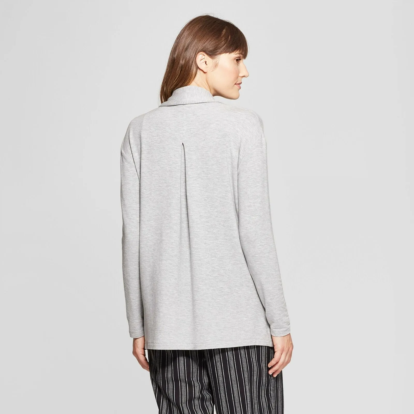 A New Day Women's French Terry Knit Open Cardigan Blazer