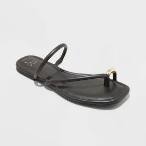 A New Day Women's Hanna Toe Ring Thong Sandals with Memory Foam Insole 89529879