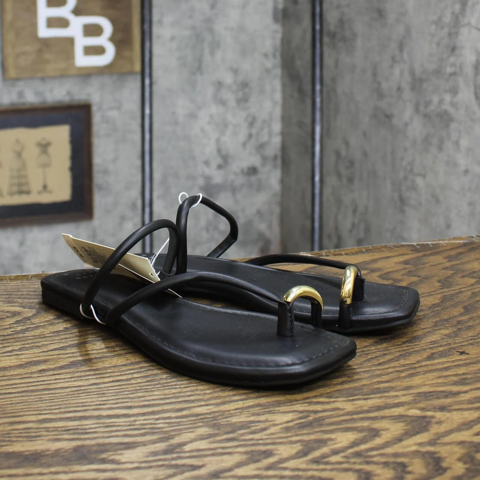 A New Day Women's Hanna Toe Ring Thong Sandals with Memory Foam Insole 89529879
