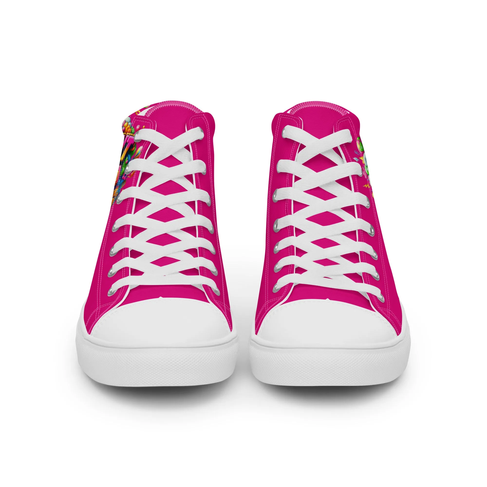 Airfros And Babyhairs Content Creator Hightop Canvas Shoes