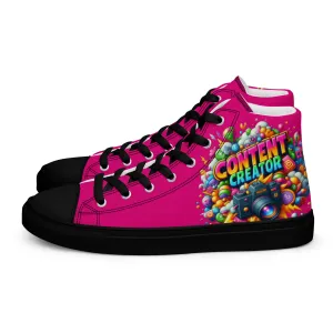 Airfros And Babyhairs Content Creator Hightop Canvas Shoes
