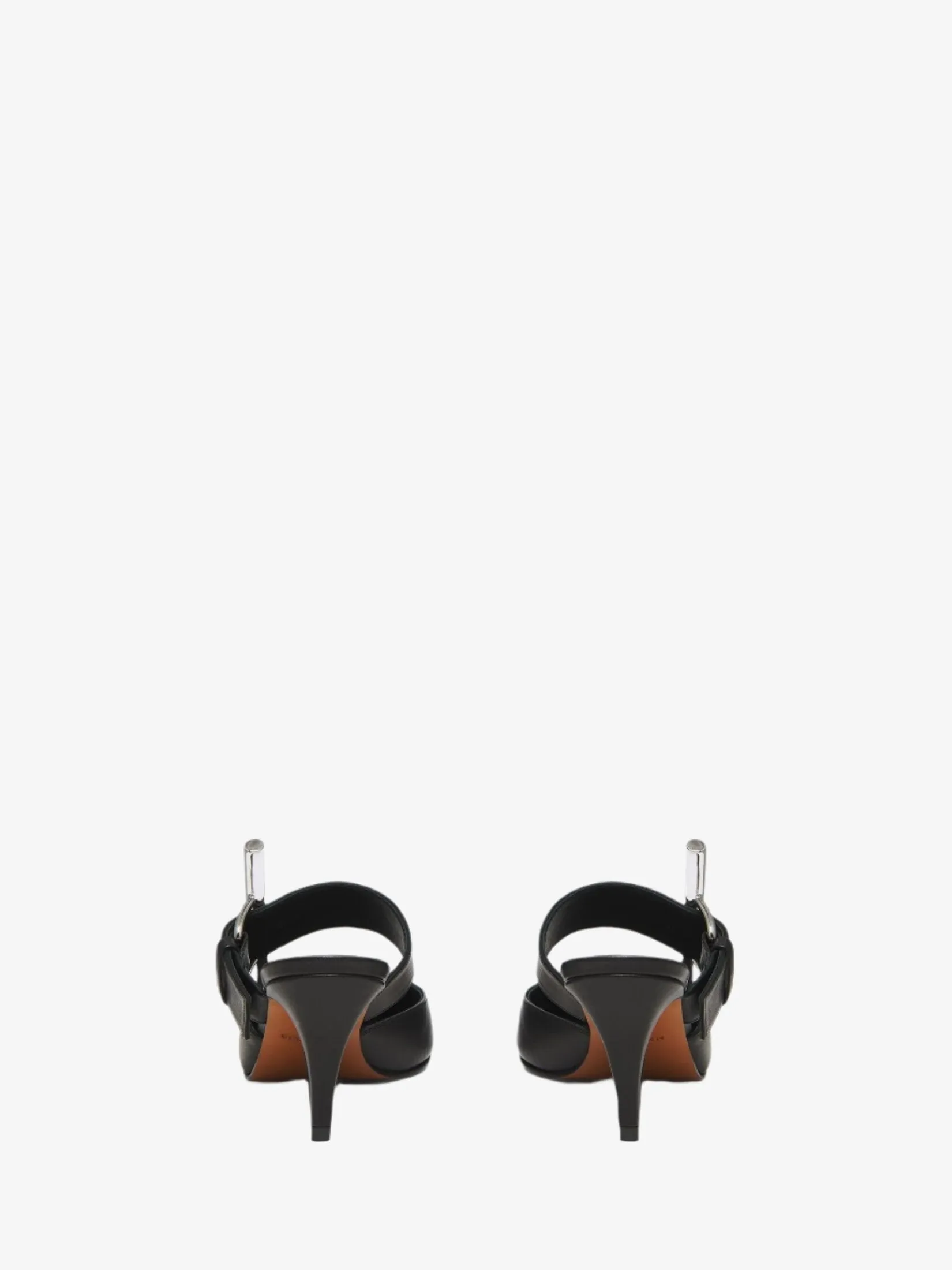 Alexander McQueen Leather Francisco Birdee Mule in Black