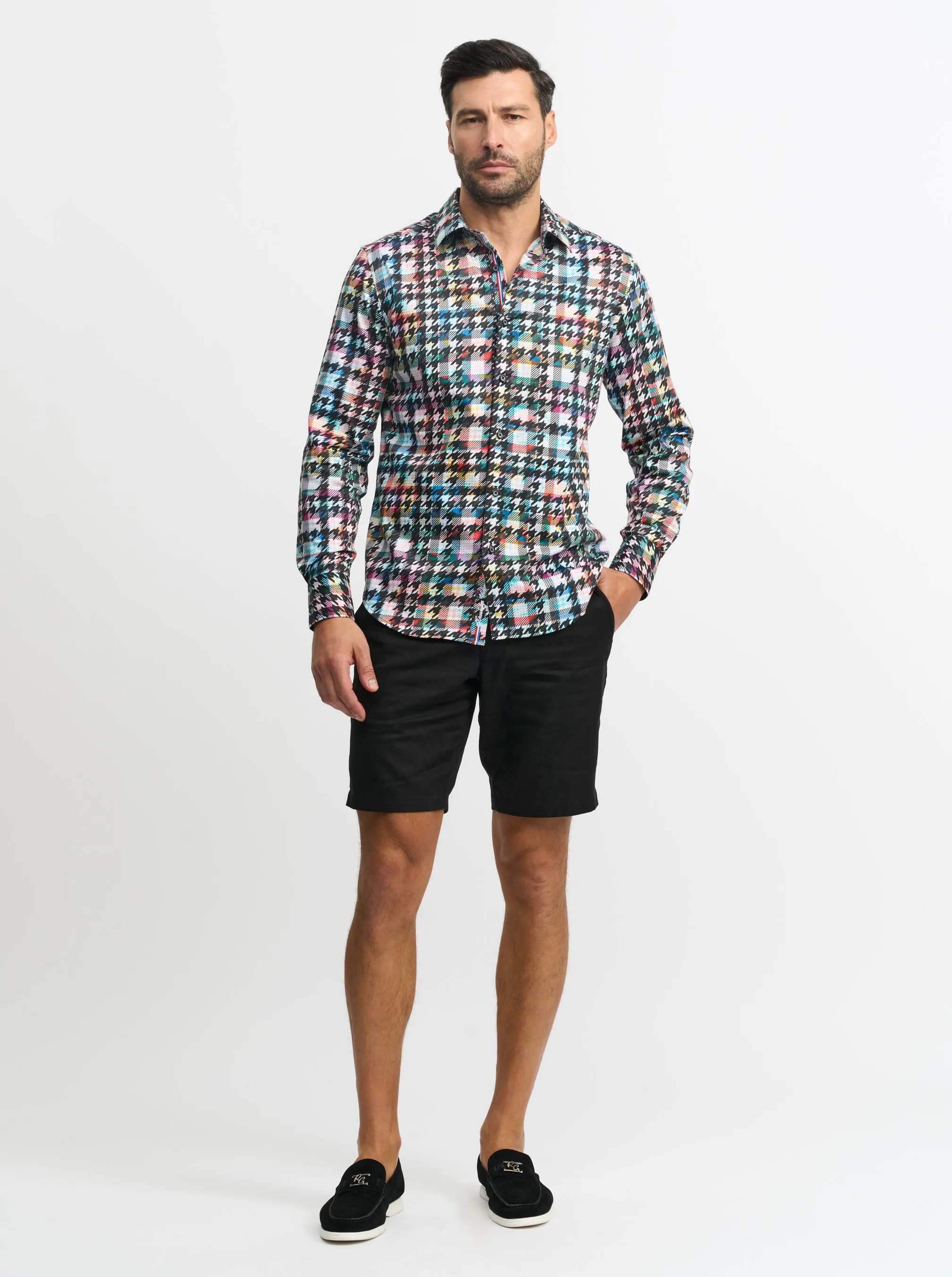 ALGIERS LONG SLEEVE BUTTON DOWN SHIRT