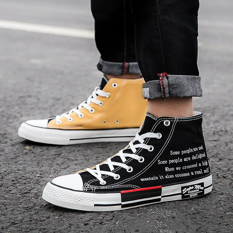 All-match Couple Canvas Shoes Men's Port Style Leisure