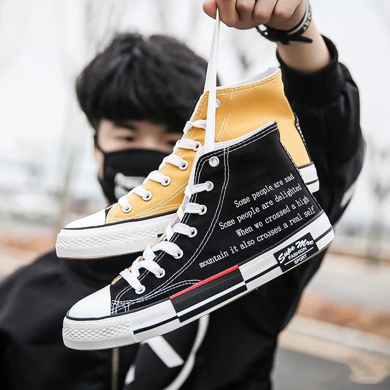 All-match Couple Canvas Shoes Men's Port Style Leisure