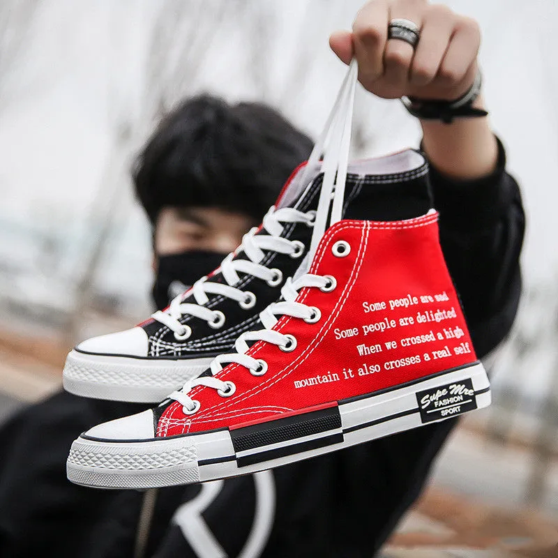 All-match Couple Canvas Shoes Men's Port Style Leisure