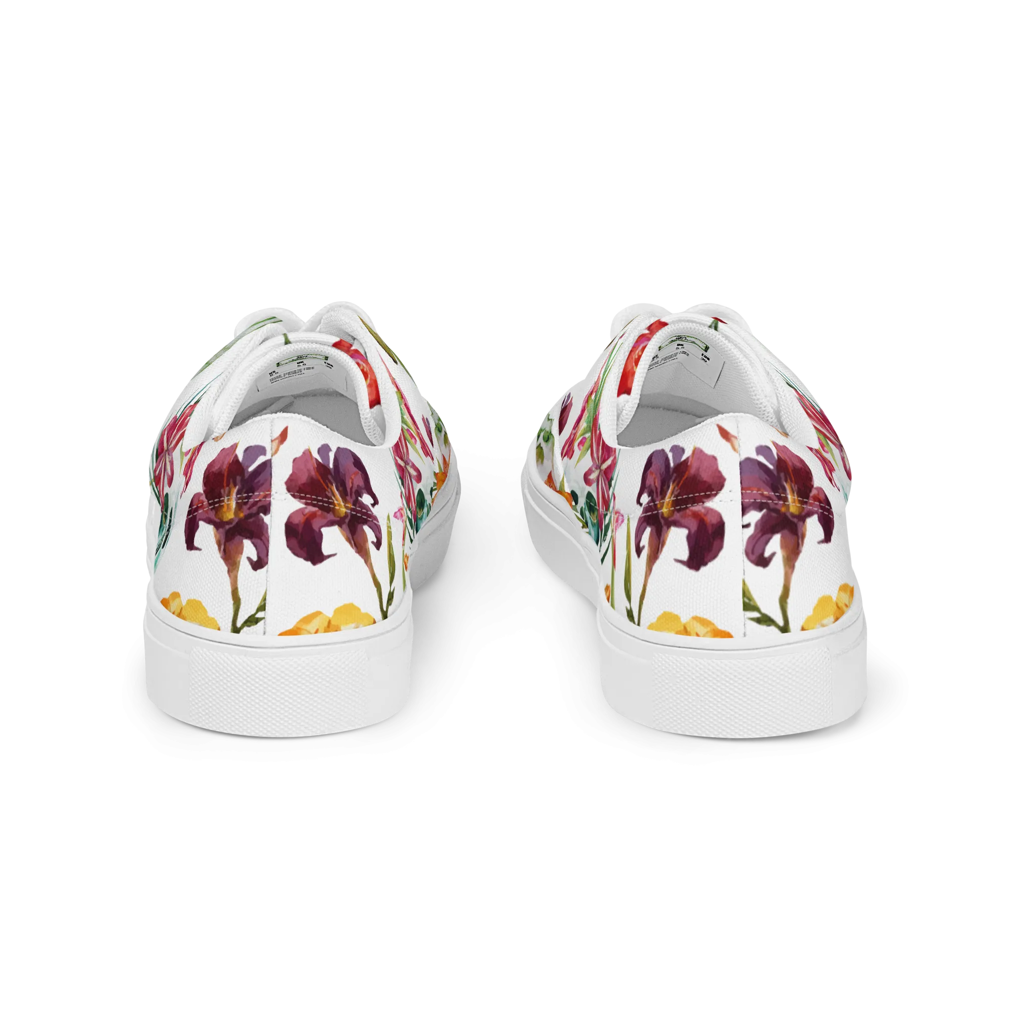 Aloha Tribe Skulls Womens White Canvas Shoes