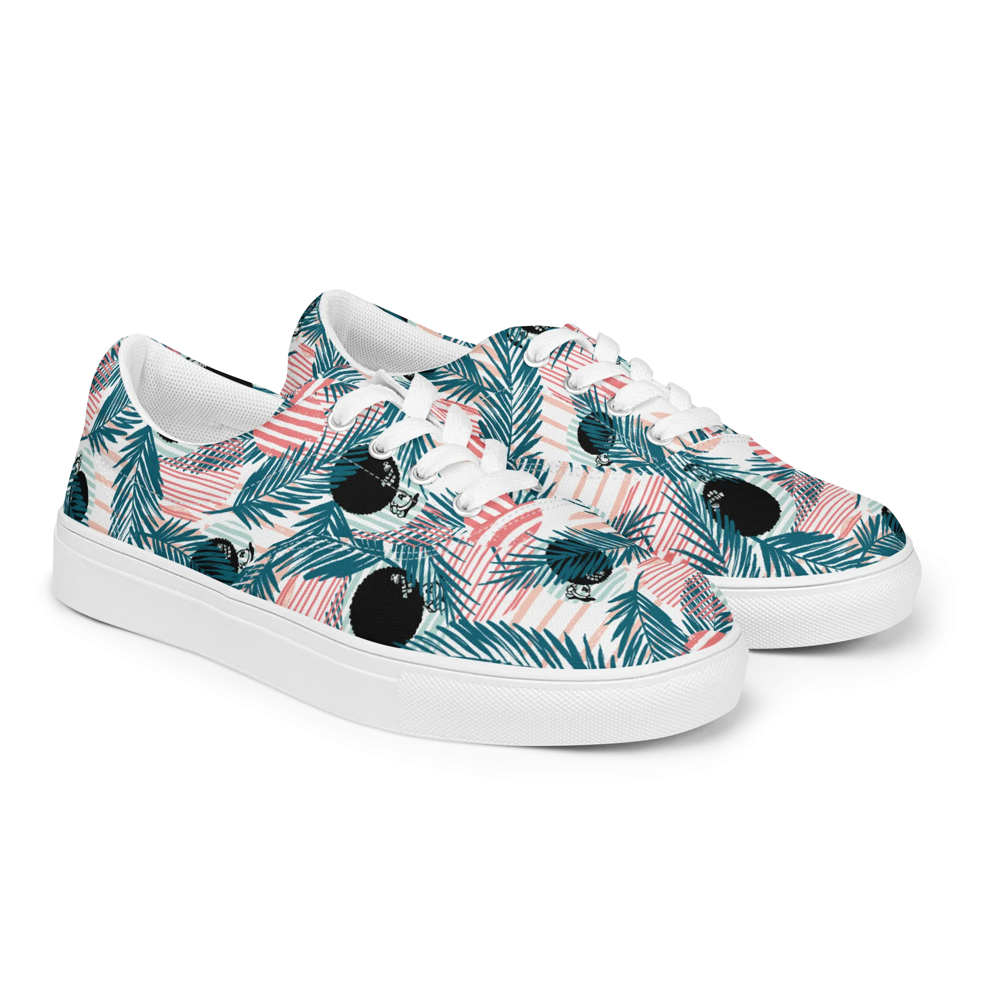 Alter Ego Tropical Palms Womens Canvas Shoes