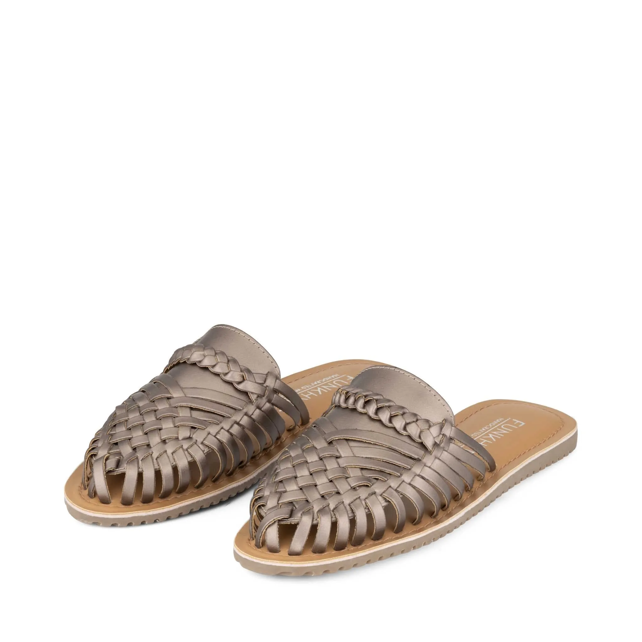 Amurra Gunmetal Huarache Mules