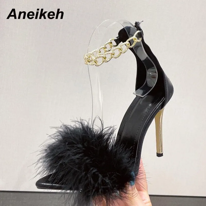 Aneikeh Sweet Stiletto Heels Sandals
