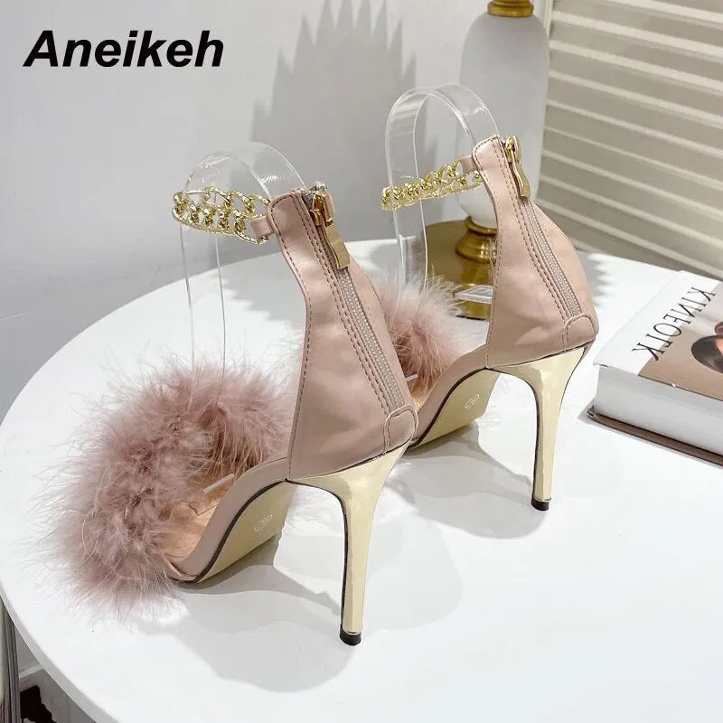 Aneikeh Sweet Stiletto Heels Sandals