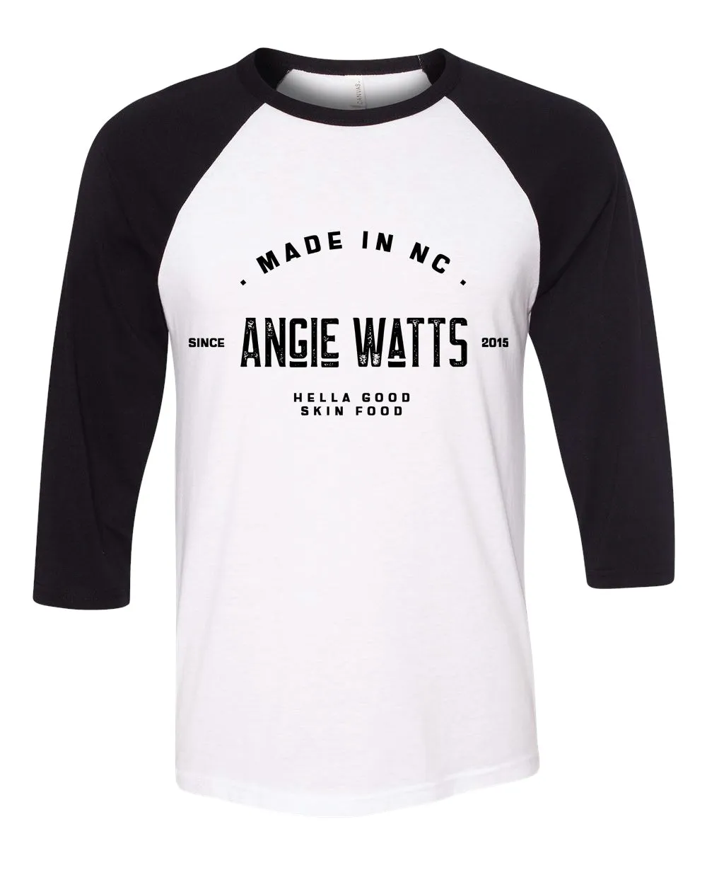 Angie Watts Hella Good Skin Food White & Black Unisex Tee