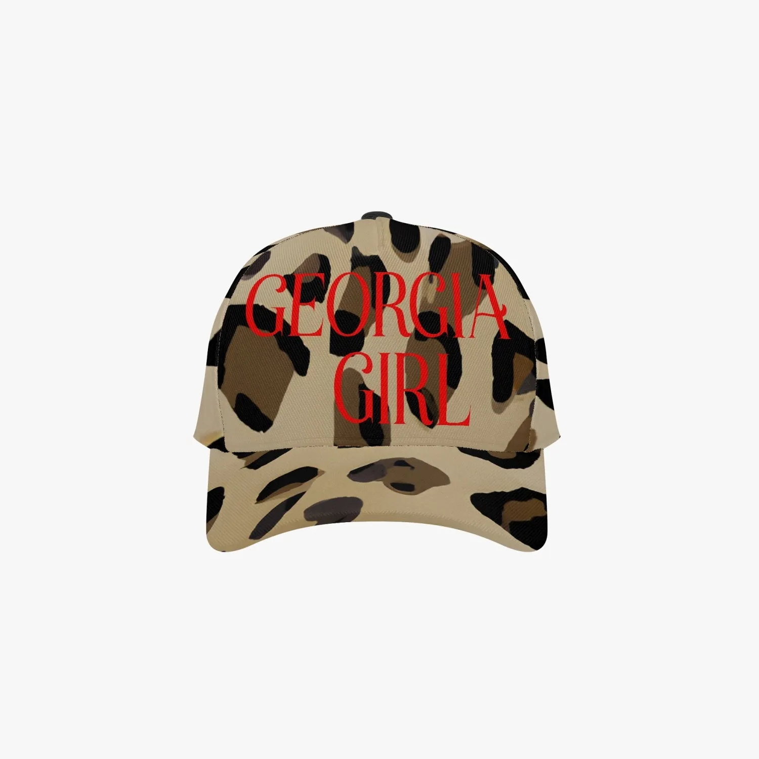 Animal Print Georgia Girl Baseball Caps