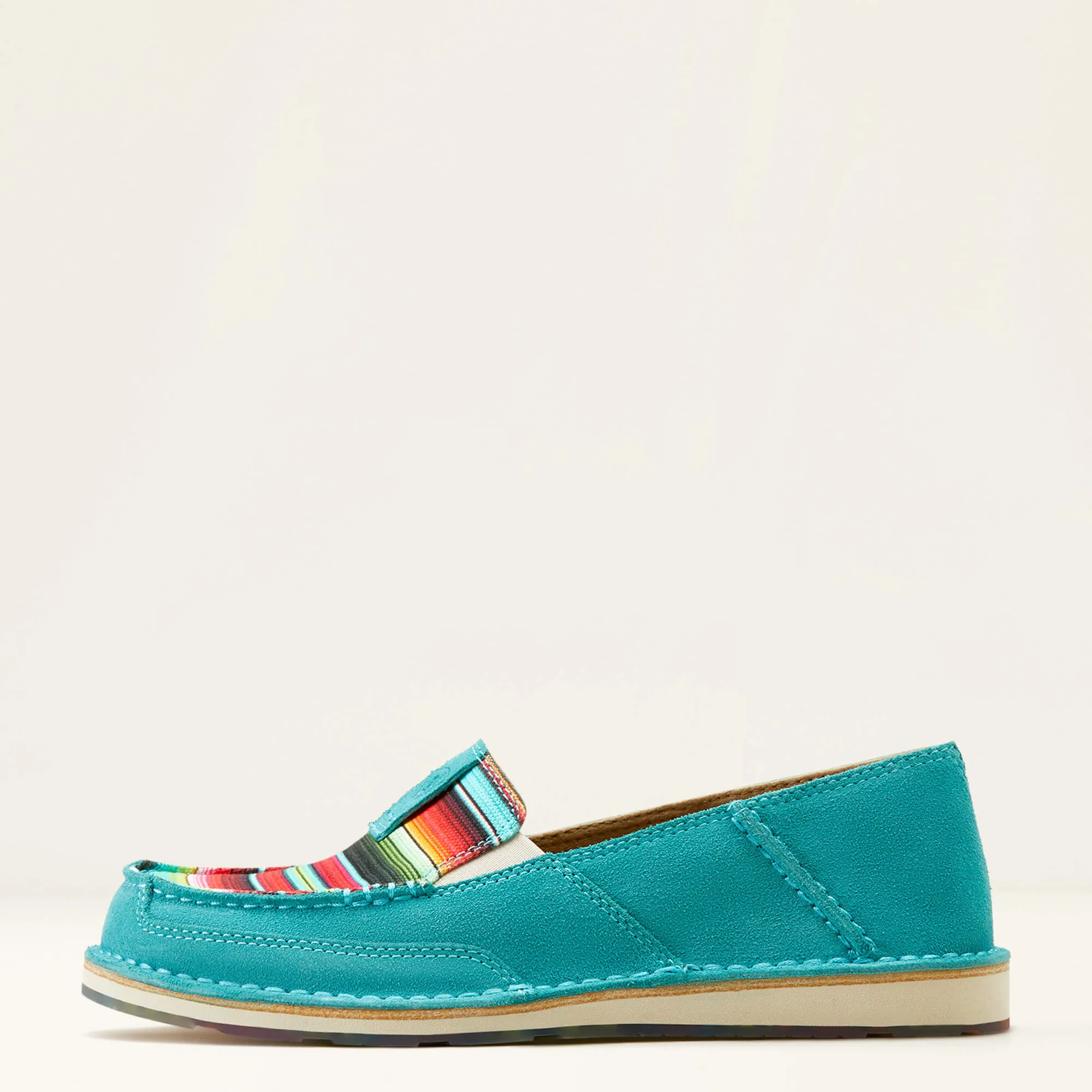 Ariat Ladies Cruiser Teal Suede & Striking Serape
