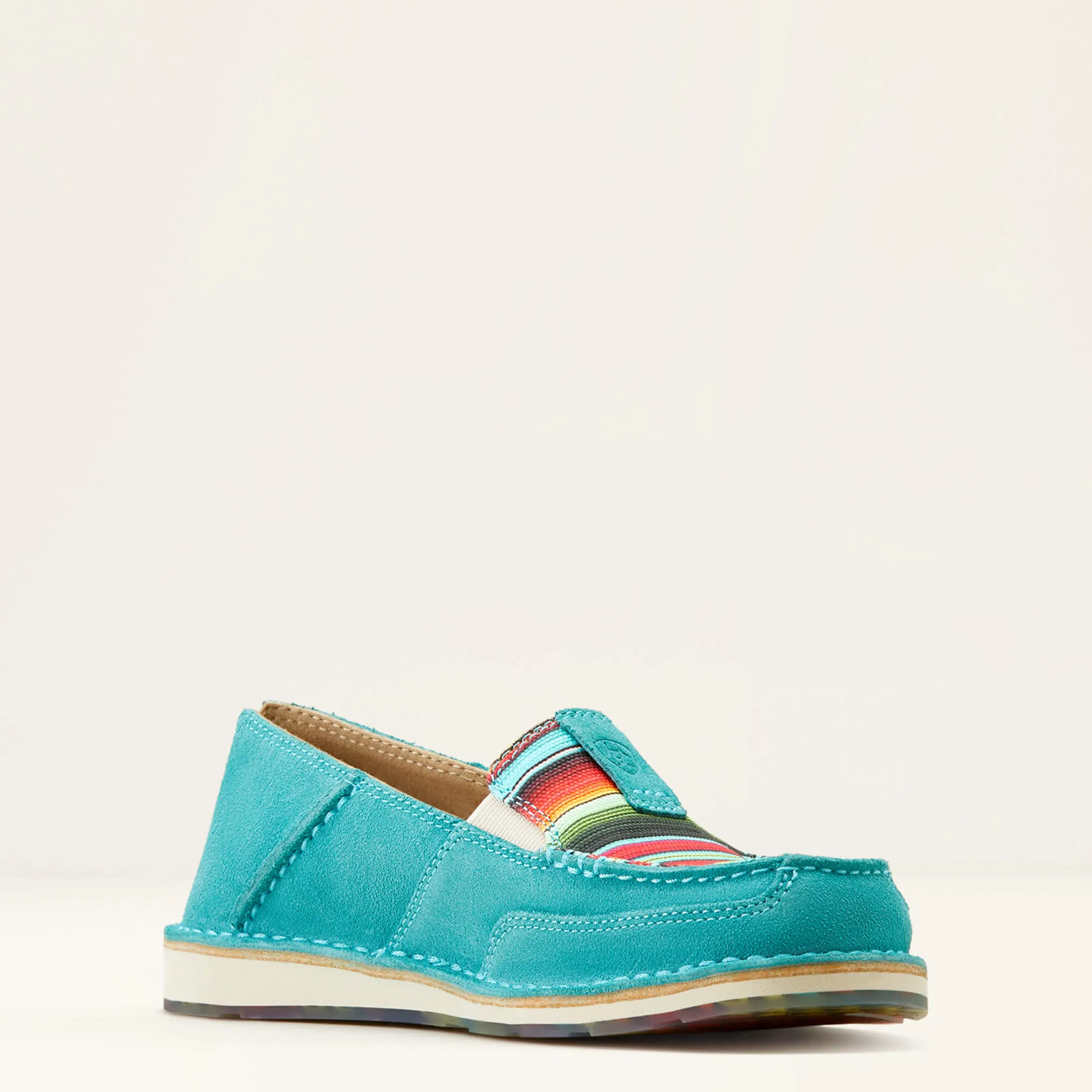 Ariat Ladies Cruiser Teal Suede & Striking Serape