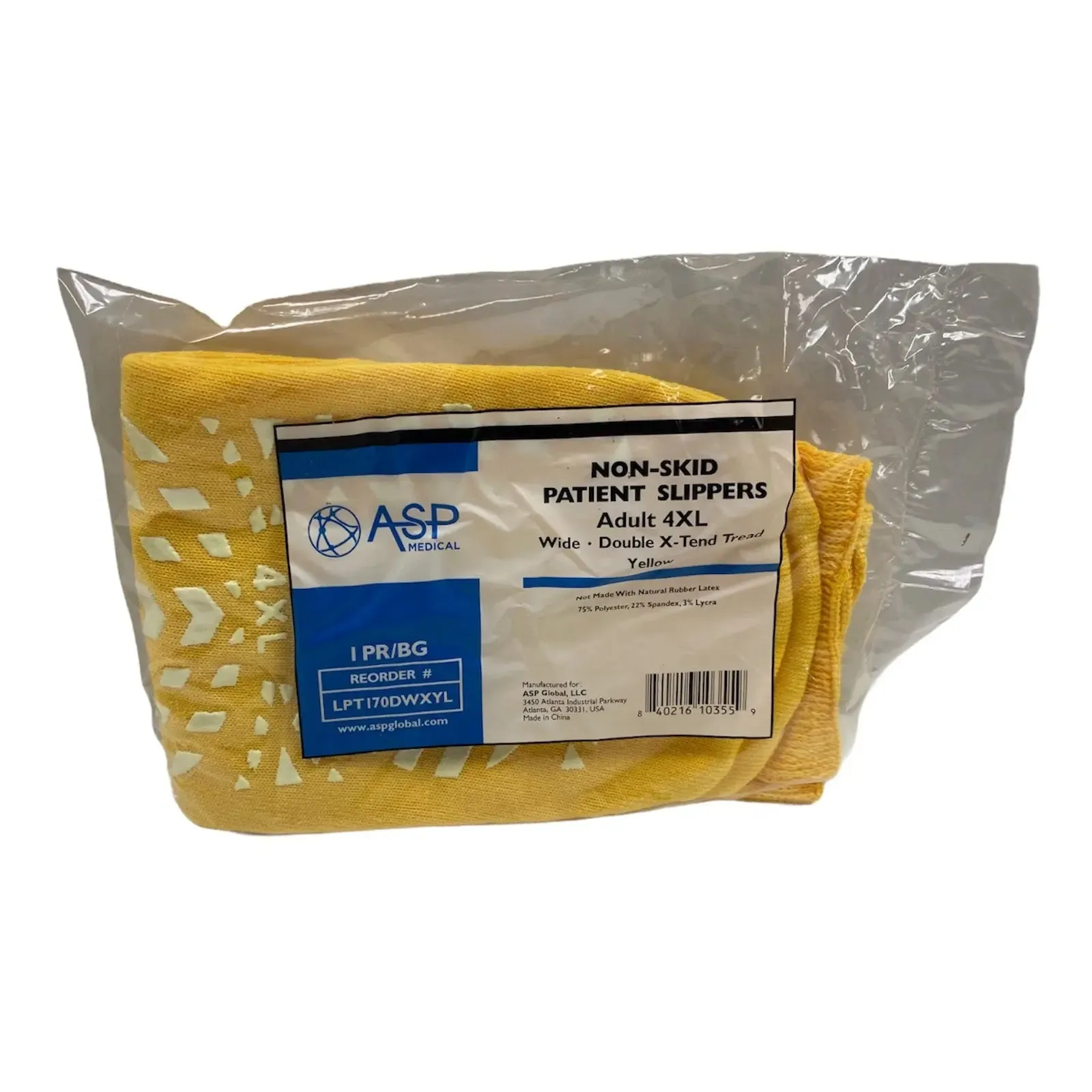 ASP Medical Non-Skid Patient Slippers Adult 4XL | CEM-12