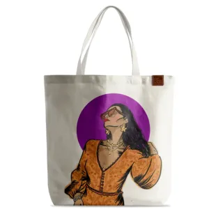 Baesic Tote Bag, Glam No Damn, White