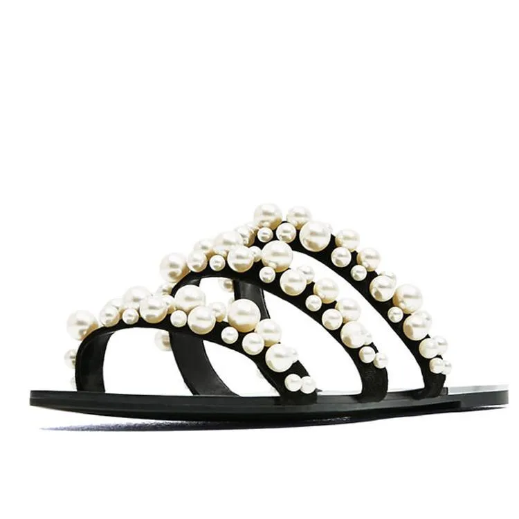 Beach Party Dresses shoes Fulgurant Pearl  Sandals