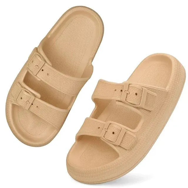 Belisa® | Non-Slip Buckle Cloud Slippers