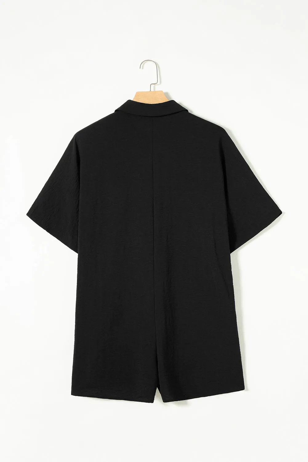 Black Collared Romper