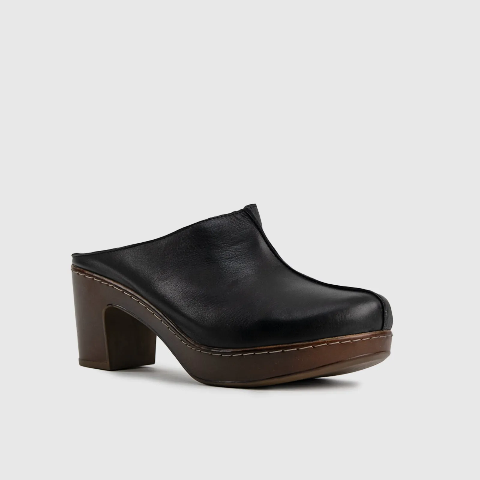 Block Heel Mule 11204