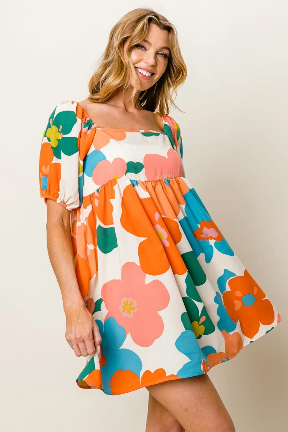 BLOOM HAVEN MINI DRESS