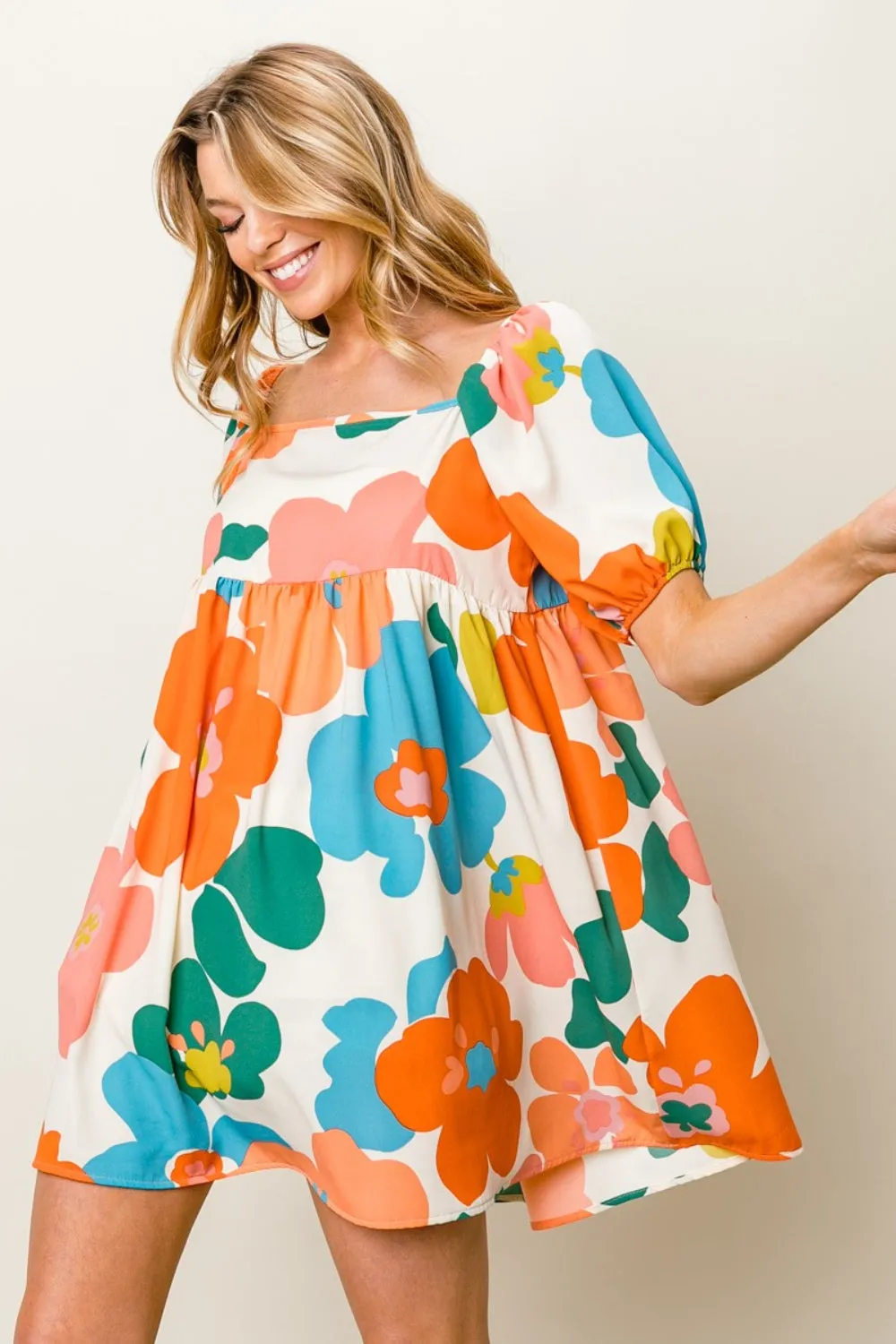 BLOOM HAVEN MINI DRESS