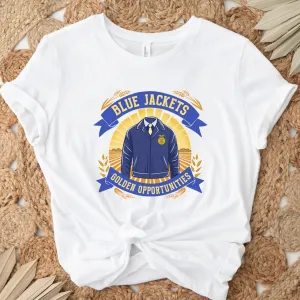 Blue Jackets Golden Opportunities– Bella Canvas T-Shirt