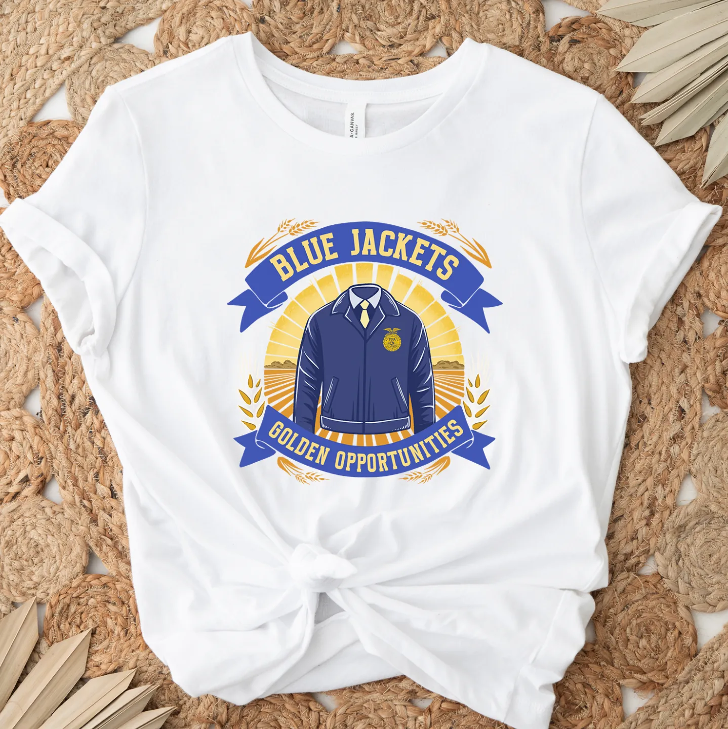 Blue Jackets Golden Opportunities– Bella Canvas T-Shirt