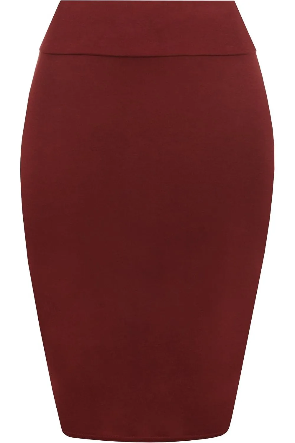 Bodycon Pencil High Waisted Midi Skirt