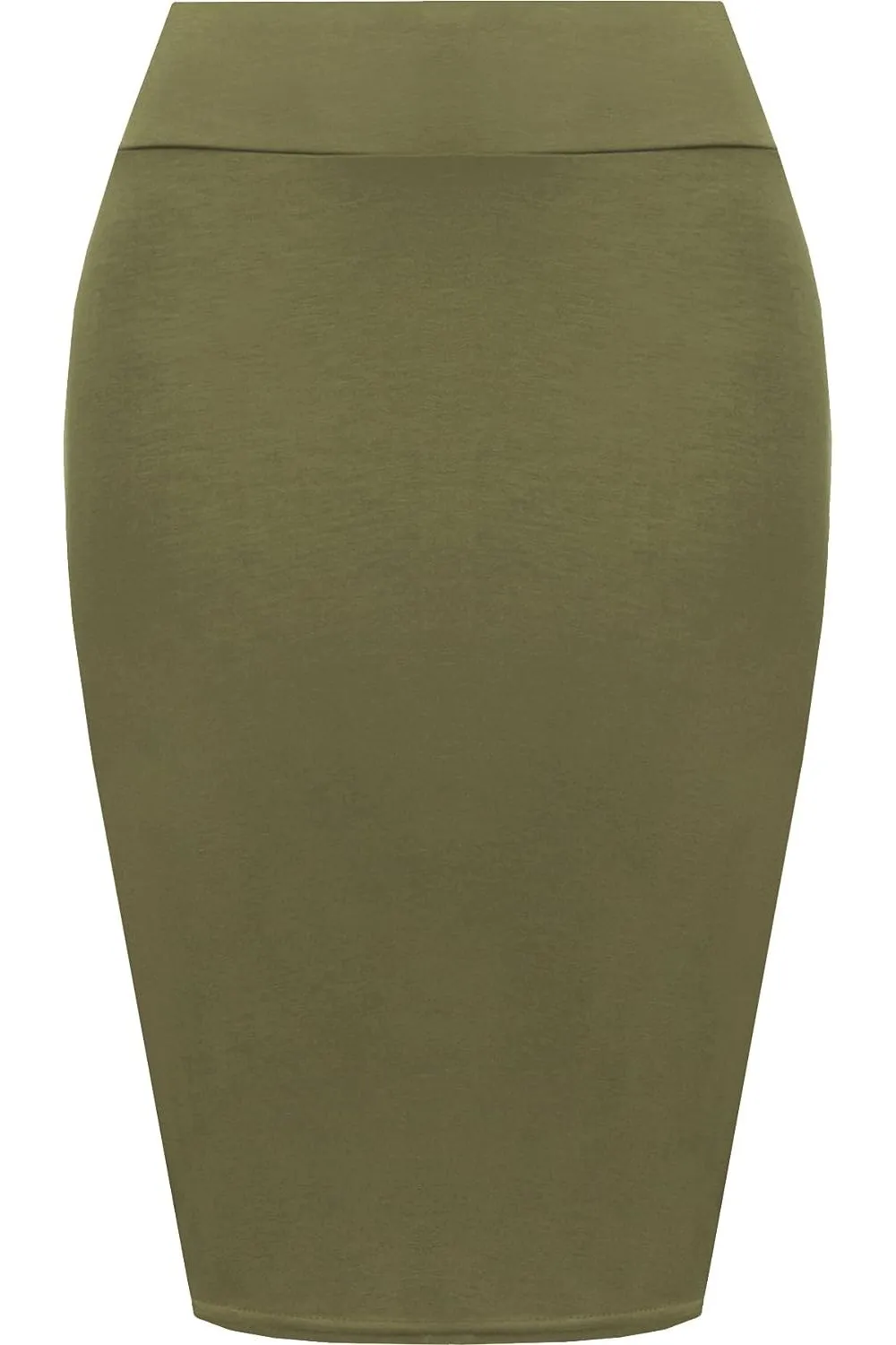 Bodycon Pencil High Waisted Midi Skirt