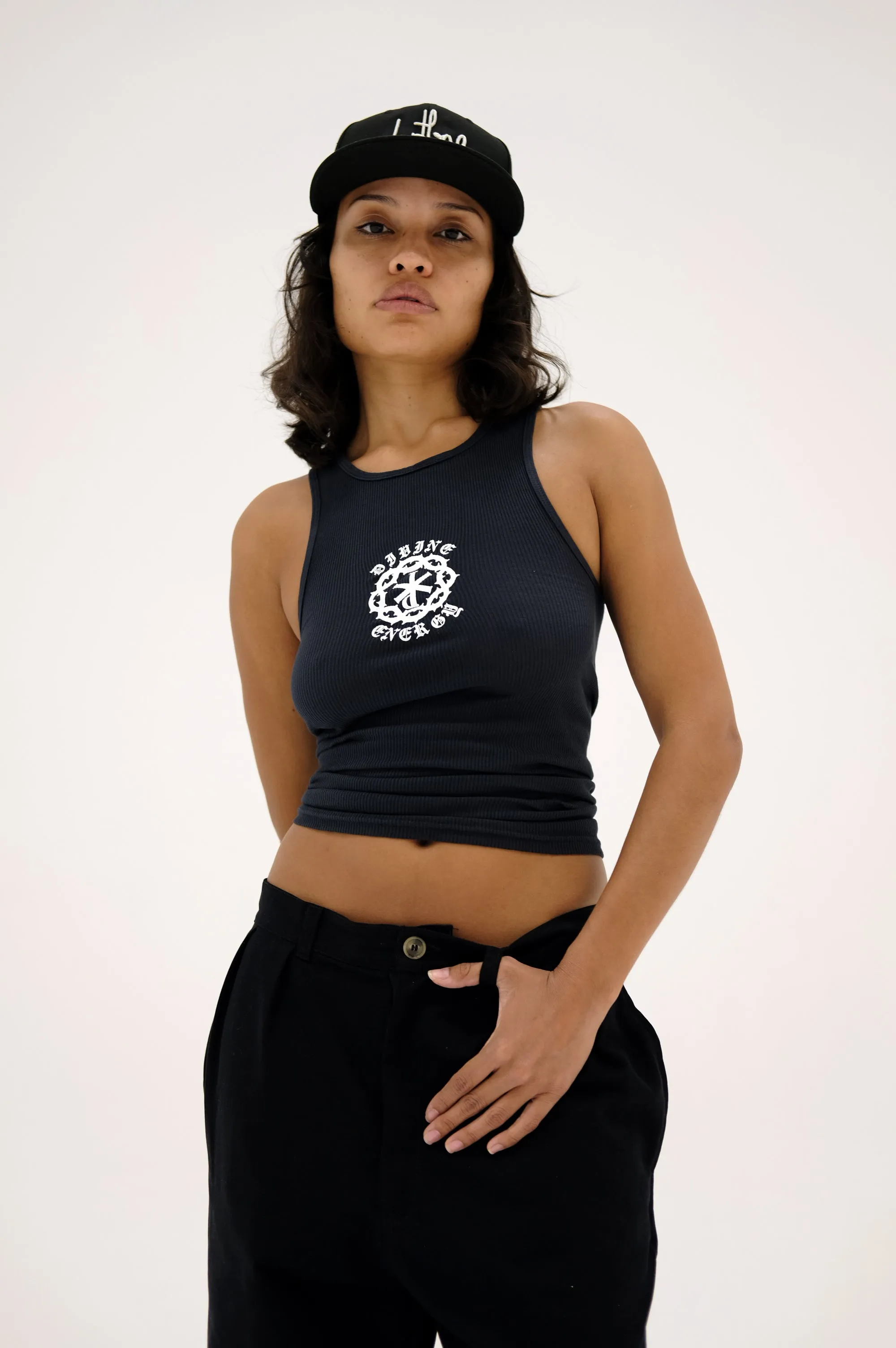 Canvas Pleatz Pants (Black)