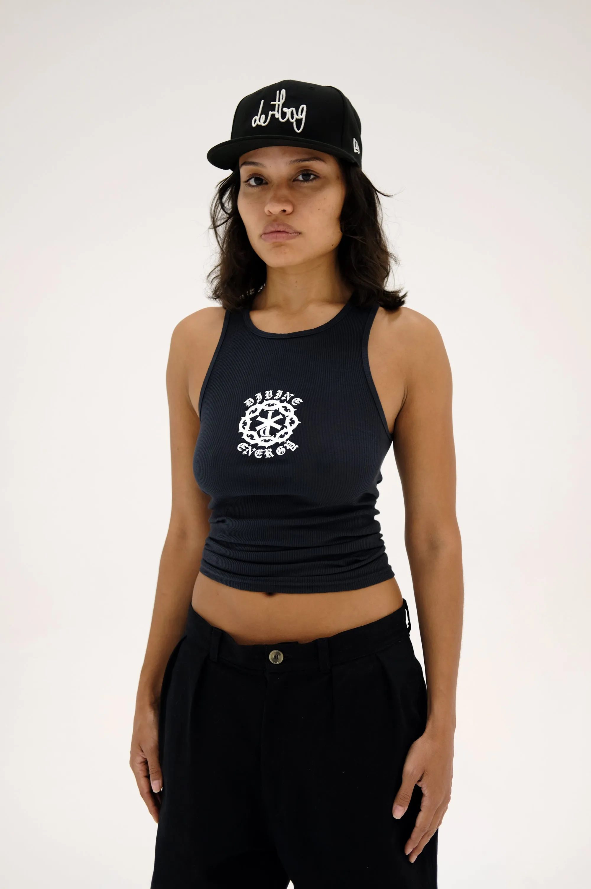 Canvas Pleatz Pants (Black)