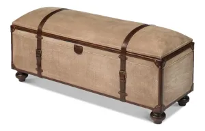 Canvas Trunk Bench