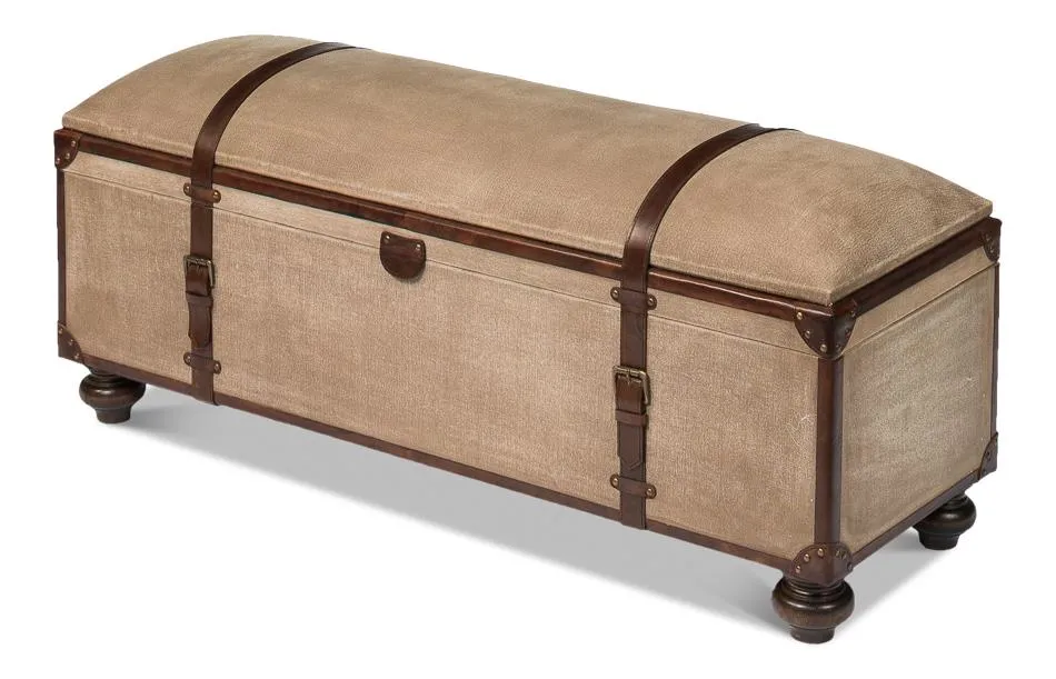 Canvas Trunk Bench