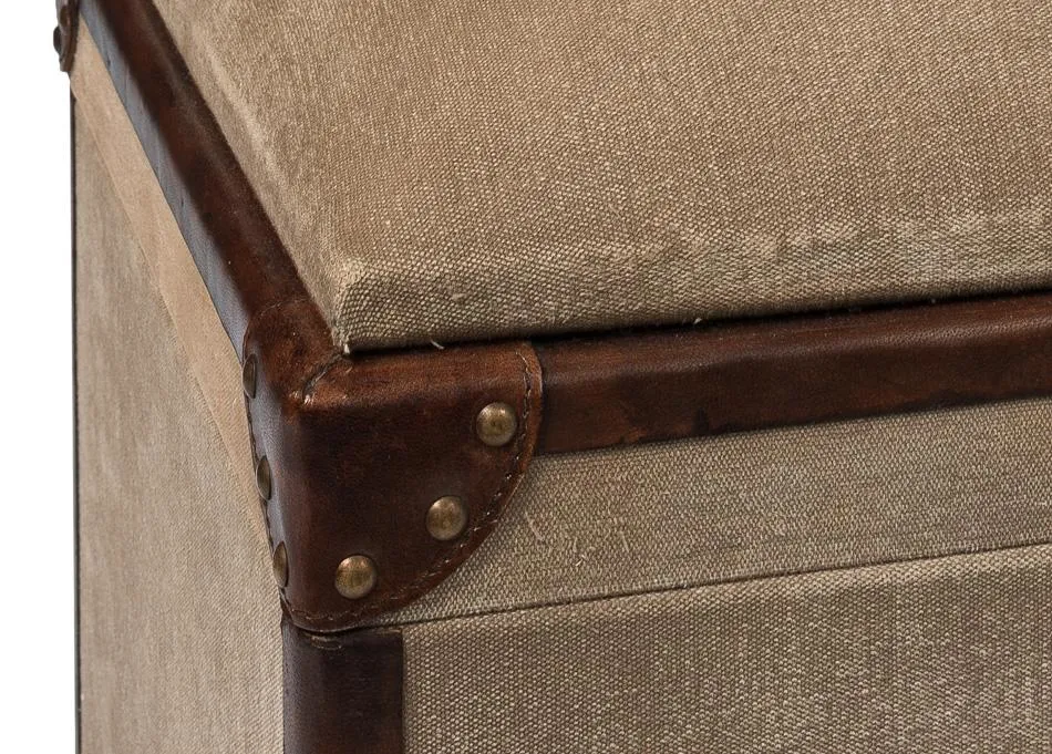 Canvas Trunk Bench