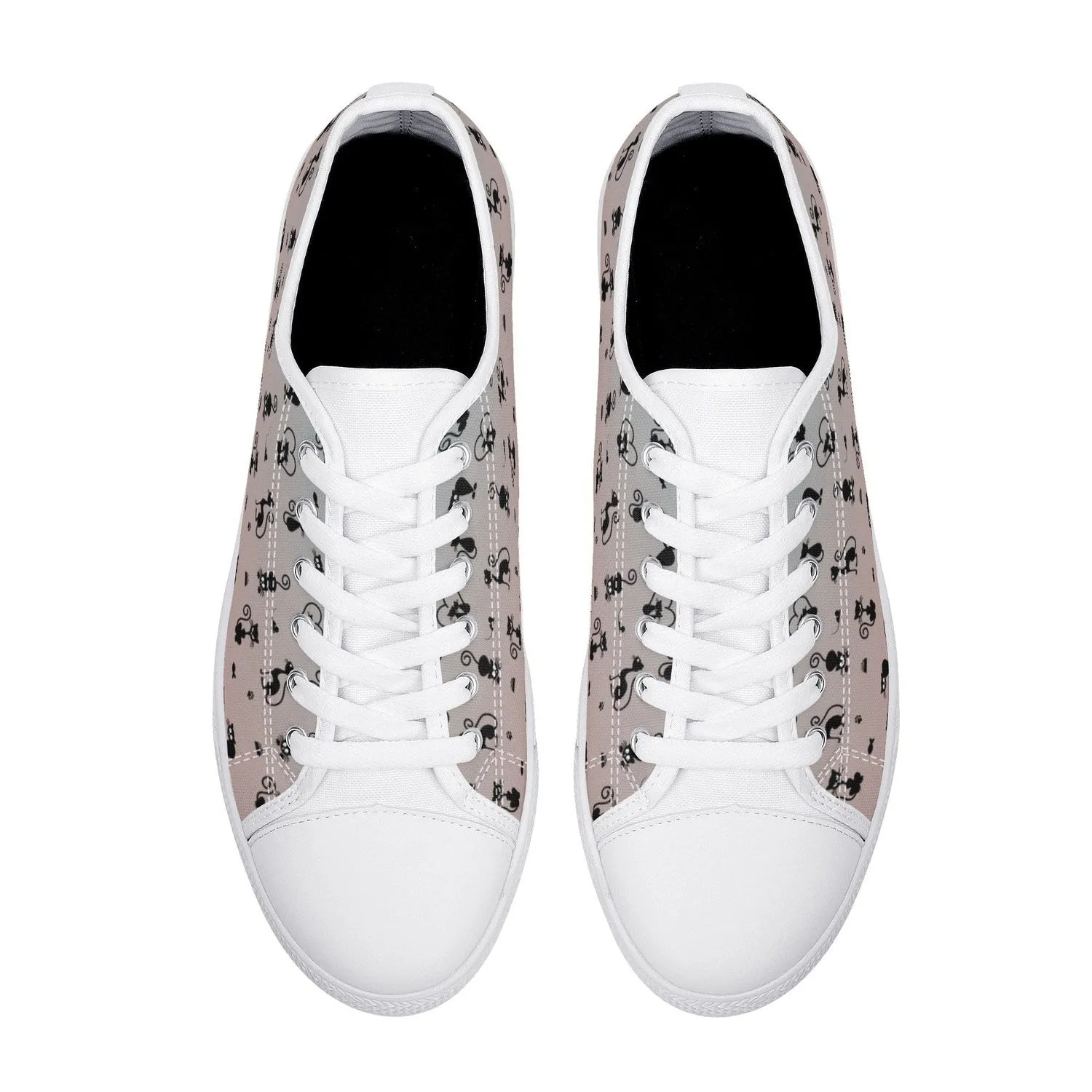 Caramel Kit Cat Lightweight Low Top Canvas Shoes