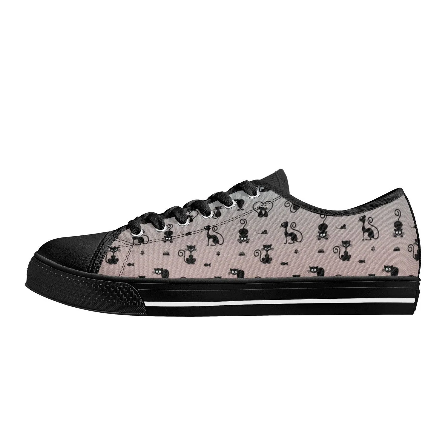 Caramel Kit Cat Lightweight Low Top Canvas Shoes