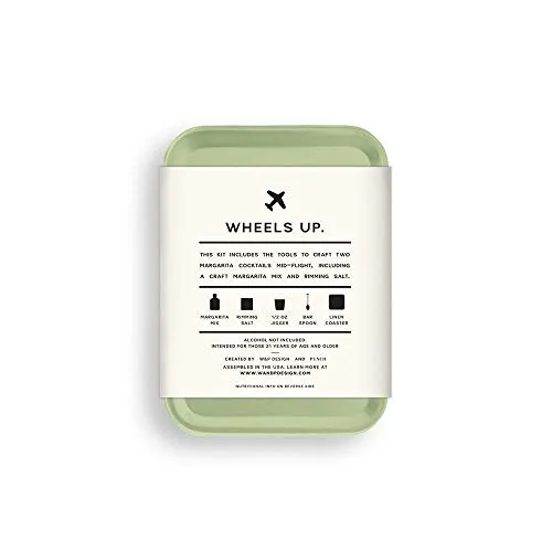 Carry on Cocktail Kit, Moscow Mule and Margarita, Travel Kit for Drinks on the Go, Craft Cocktails, Makes 4 Premium Cocktails, TSA Approved