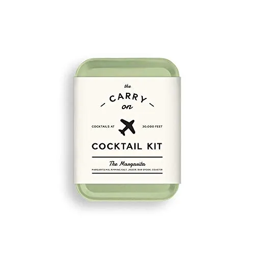 Carry on Cocktail Kit, Moscow Mule and Margarita, Travel Kit for Drinks on the Go, Craft Cocktails, Makes 4 Premium Cocktails, TSA Approved