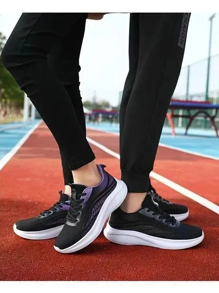 Casual Running Summer Fashion - Anti-Slip Hiking Mesh Athletic Shoes, Breathable Tennis Sneakers for Women, Trend, Couple Shoes